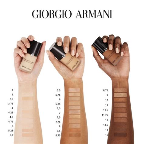 armani illuminating silk foundation shades.